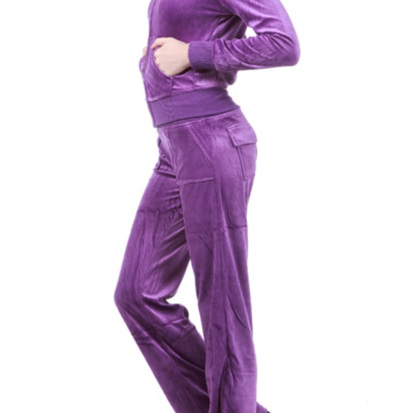 womens purple jogging suit